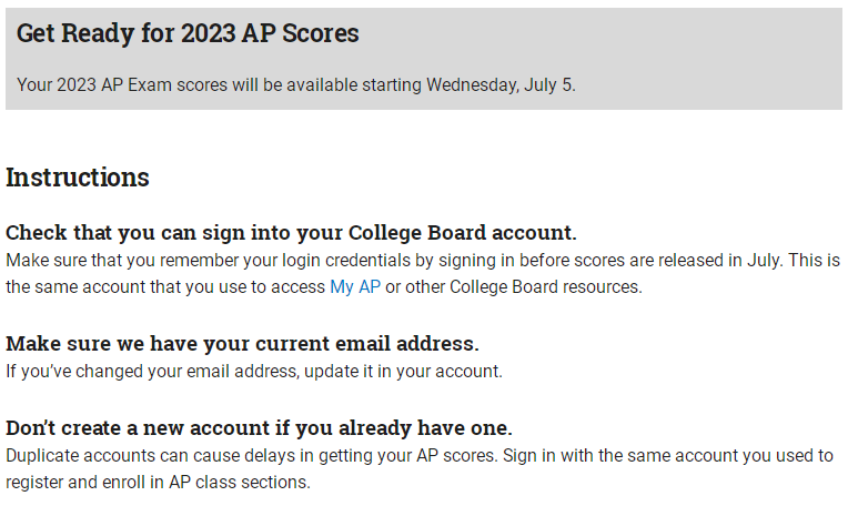 2023年AP成绩什么时候出分？在哪查询？