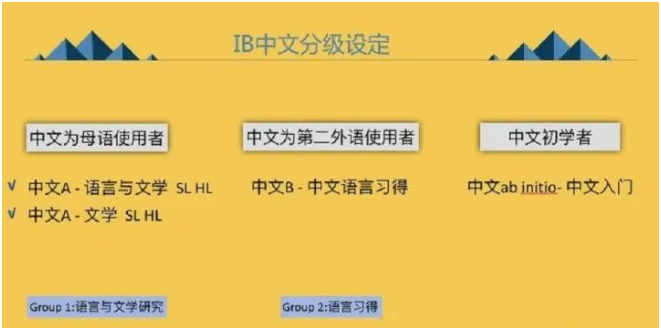 IB中文课程有多门，应该怎么选？